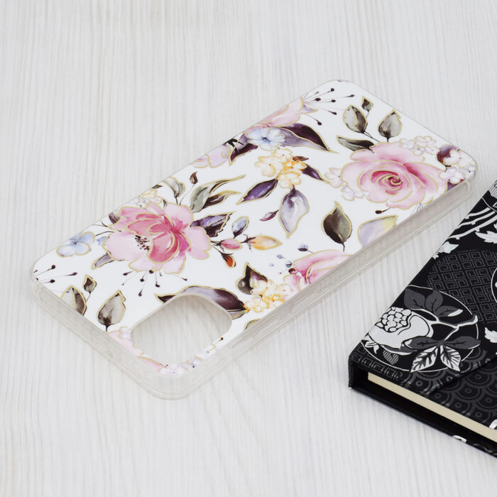 Husa pentru Samsung Galaxy A05 Techsuit Marble Series Chloe White 4