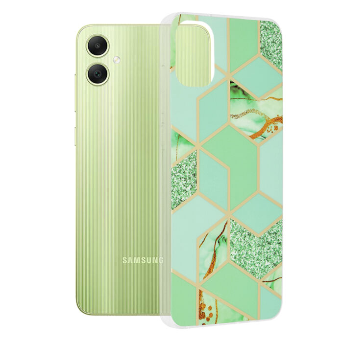 Husa pentru Samsung Galaxy A05 Techsuit Marble Series Green