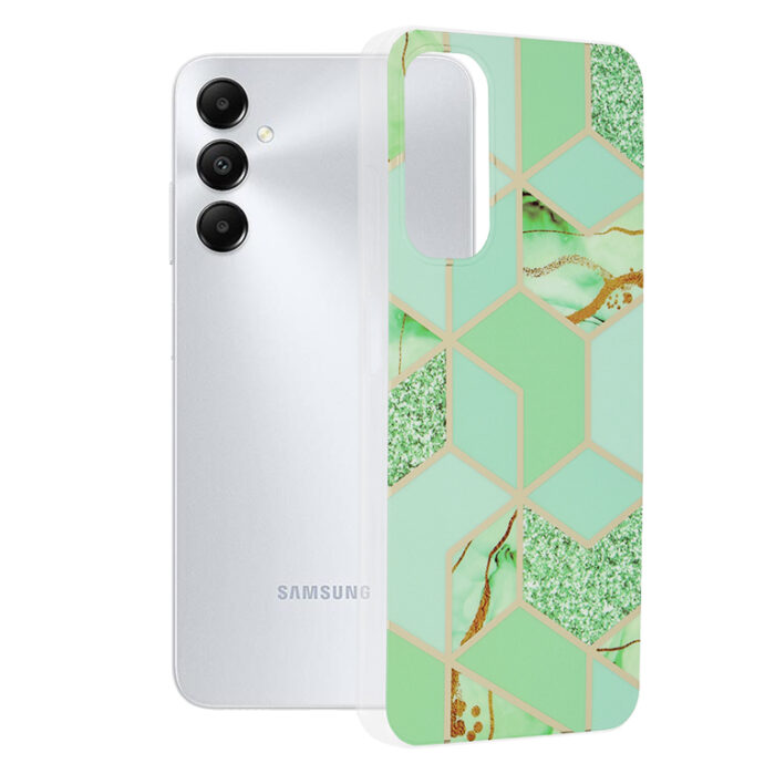 Husa pentru Samsung Galaxy A05s Techsuit Marble Series Green