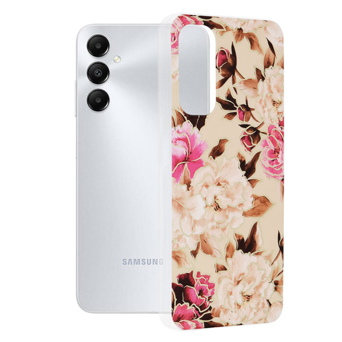 Husa pentru Samsung Galaxy A05s Techsuit Marble Series Mary Berry Nude