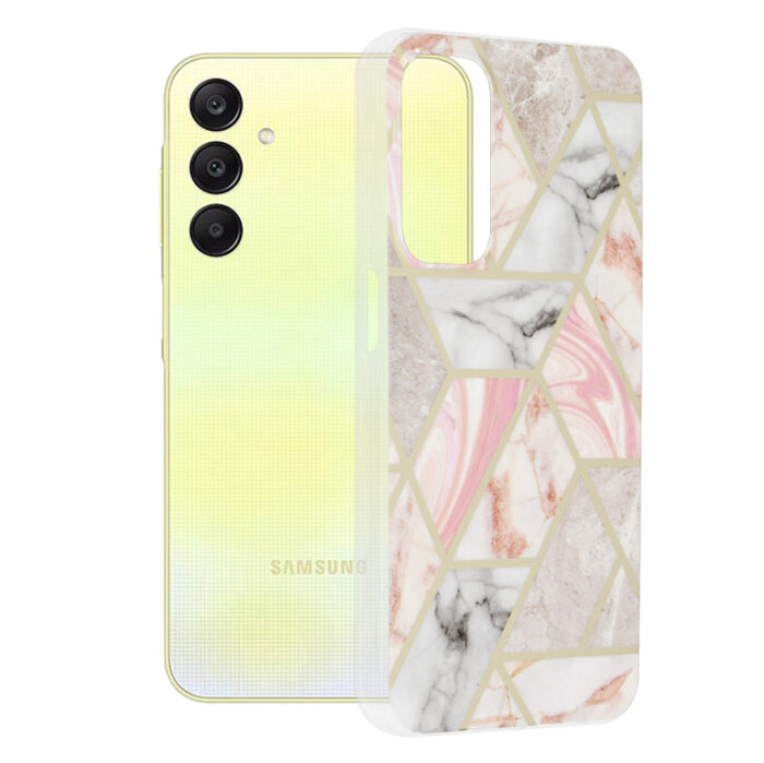 Husa pentru Samsung Galaxy A25 5G Techsuit Marble Series Pink