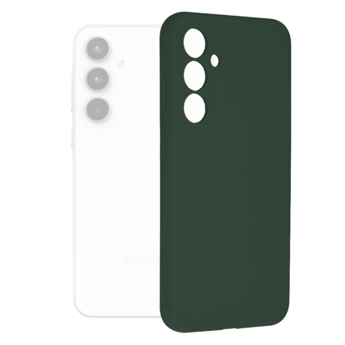 Husa pentru Samsung Galaxy A35 5G Techsuit Soft Edge Silicone Dark Green