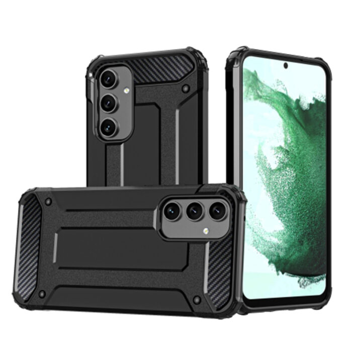 Husa pentru Samsung Galaxy A55 5G Techsuit Hybrid Armor Black