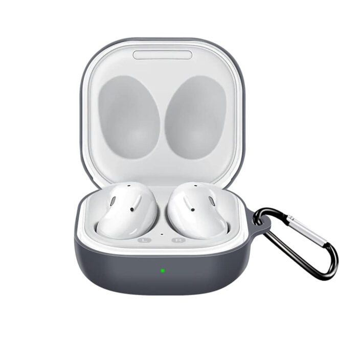 Husa pentru Samsung Galaxy Buds FE 2 Pro 2 Live Pro Techsuit Silicone Case Black 2