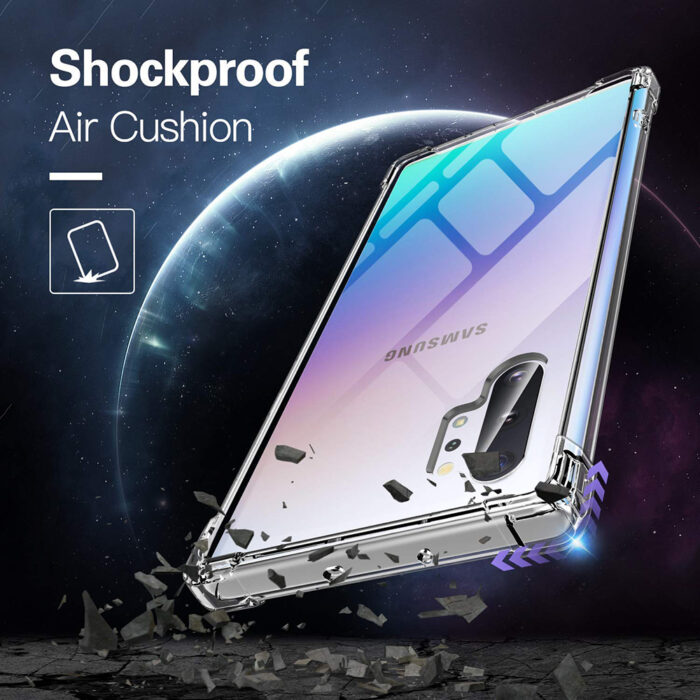 Husa pentru Samsung Galaxy Note 10 Plus 4G Note 10 Plus 5G Techsuit Shockproof Clear Silicone Clear 1