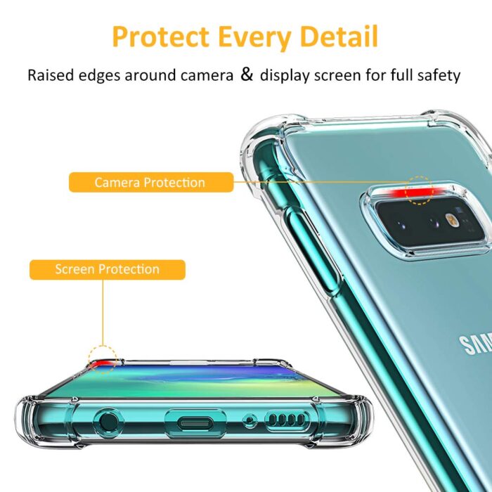 Husa pentru Samsung Galaxy S10e Techsuit Shockproof Clear Silicone Clear 4