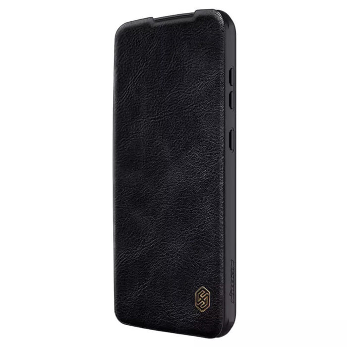 Husa pentru Samsung Galaxy S23 FE Nillkin Qin Pro Leather Case Black 4