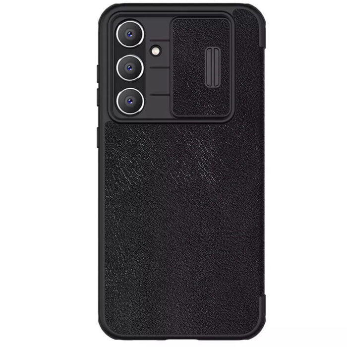 Husa pentru Samsung Galaxy S23 FE Nillkin Qin Pro Leather Case Black