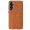 Husa pentru Samsung Galaxy S23 FE Nillkin Qin Pro Leather Case Brown