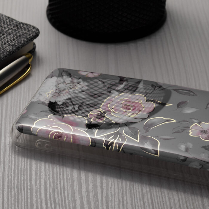 Husa pentru Samsung Galaxy S24 Techsuit Marble Series Bloom of Ruth Gray 1