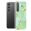 Husa pentru Samsung Galaxy S24 Techsuit Marble Series Green Hex