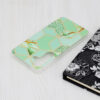 Husa pentru Samsung Galaxy S24 Techsuit Marble Series Green Hex 2