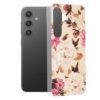 Husa pentru Samsung Galaxy S24 Techsuit Marble Series Mary Berry Nude