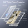 Husa pentru Samsung Galaxy S24 Ultra Folie ESR Armor Tough Kickstand HaloLock Clear 3