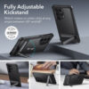 Husa pentru Samsung Galaxy S24 Ultra Folie ESR Armor Tough Kickstand HaloLock Frosted Black 6