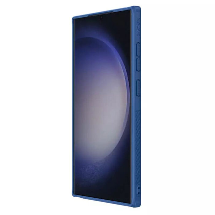 Husa pentru Samsung Galaxy S24 Ultra Nillkin Super Frosted Shield Pro Blue 3