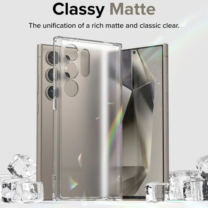 Husa pentru Samsung Galaxy S24 Ultra Ringke Fusion Matte Clear 4
