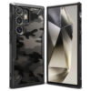 Husa pentru Samsung Galaxy S24 Ultra Ringke Fusion X Design Camo Black