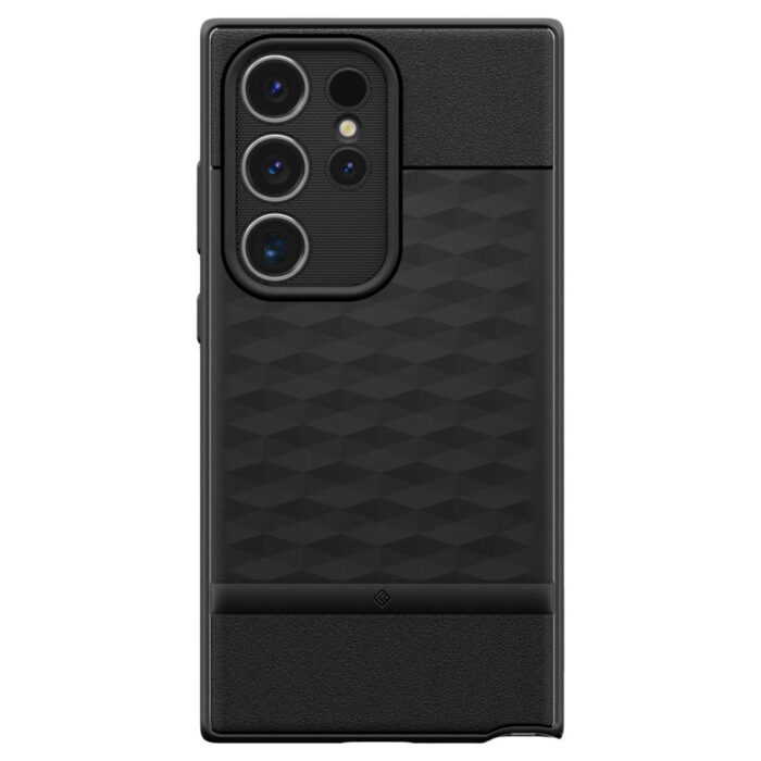 Husa pentru Samsung Galaxy S24 Ultra Spigen Caseology Parallax Matte Black 1