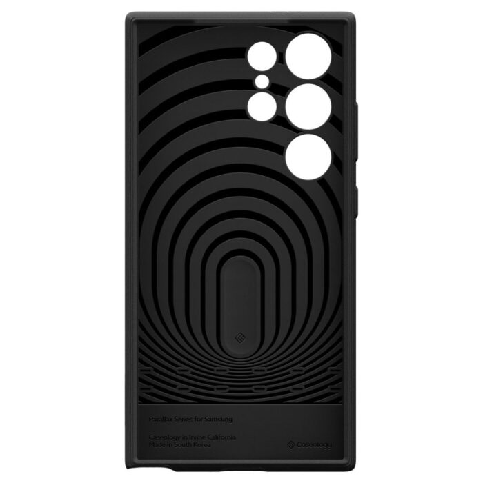 Husa pentru Samsung Galaxy S24 Ultra Spigen Caseology Parallax Matte Black 4