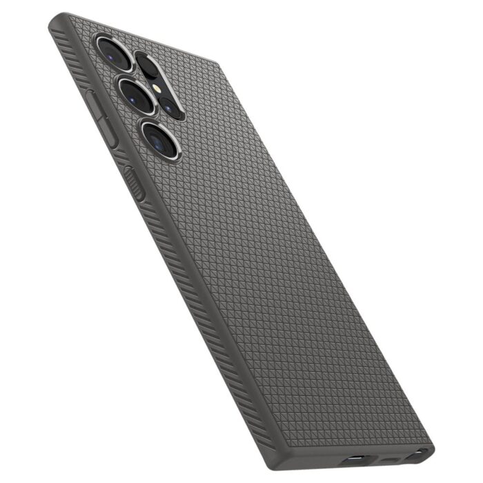 Husa pentru Samsung Galaxy S24 Ultra Spigen Liquid Air Granite Grey 6