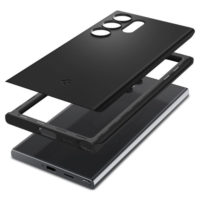 Husa pentru Samsung Galaxy S24 Ultra Spigen Thin Fit Black 3