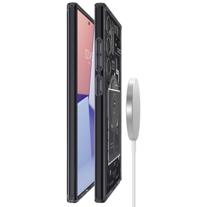 Husa pentru Samsung Galaxy S24 Ultra Spigen Ultra Hybrid OneTap MagSafe Zero One Matte Black 5