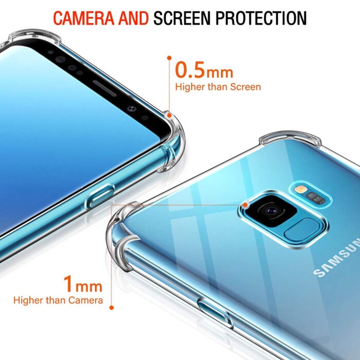 Husa pentru Samsung Galaxy S9 Techsuit Shockproof Clear Silicone Clear 1