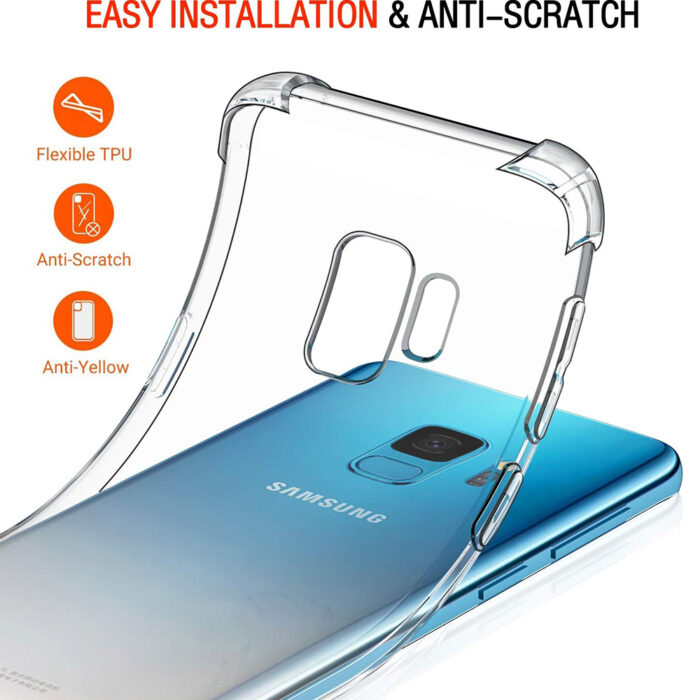 Husa pentru Samsung Galaxy S9 Techsuit Shockproof Clear Silicone Clear 2