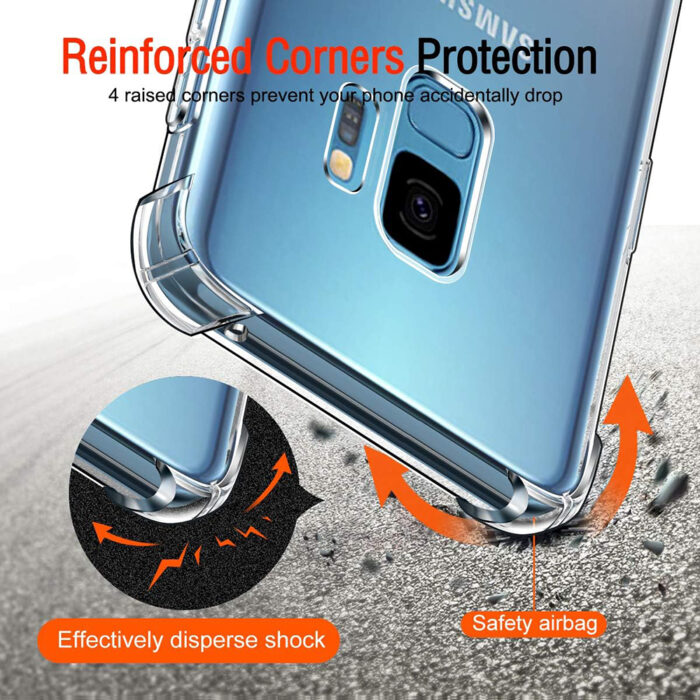 Husa pentru Samsung Galaxy S9 Techsuit Shockproof Clear Silicone Clear 4