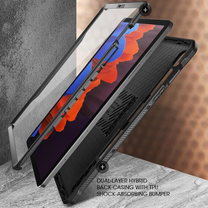 Husa pentru Samsung Galaxy Tab S9 FE Supcase Unicorn Beetle Pro Black 2