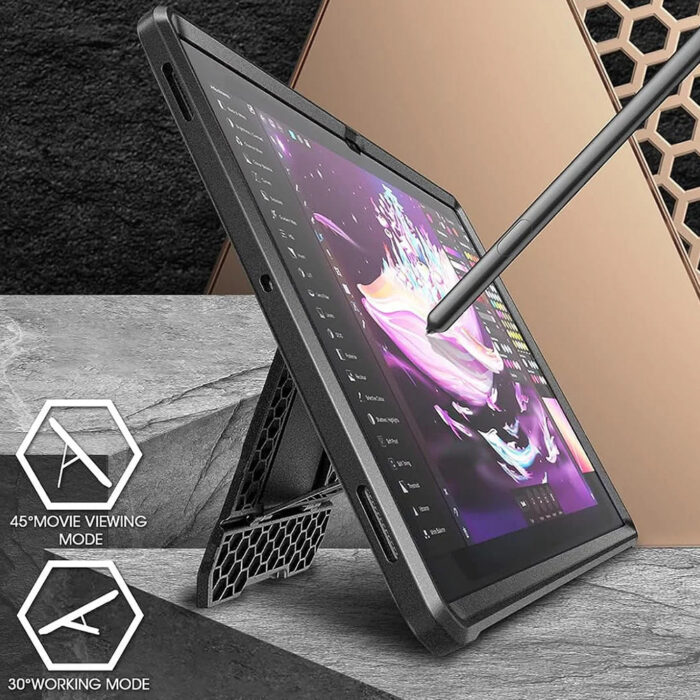 Husa pentru Samsung Galaxy Tab S9 Ultra Supcase Unicorn Beetle Pro Black 6