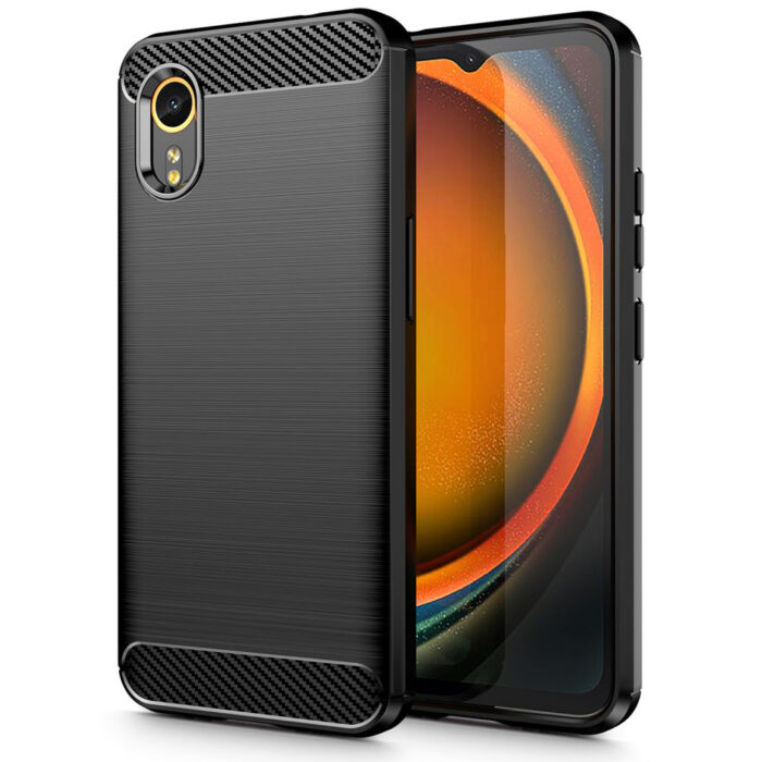 Husa pentru Samsung Galaxy Xcover7 Techsuit Carbon Silicone Black