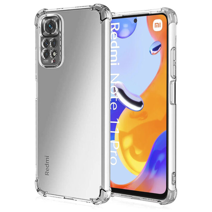 Husa pentru Xiaomi Redmi Note 11 Pro 4G Note 11 Pro 5G Note 12 Pro 4G Techsuit Shockproof Clear Silicone Clear