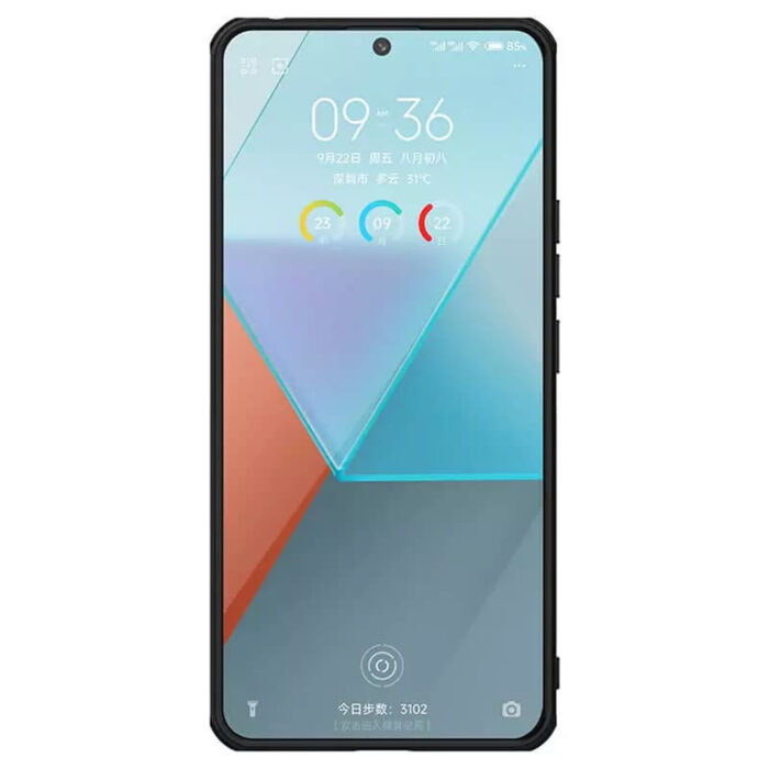 Husa pentru Xiaomi Redmi Note 13 Pro 5G Poco X6 Nillkin Super Frosted Shield Pro Black 1