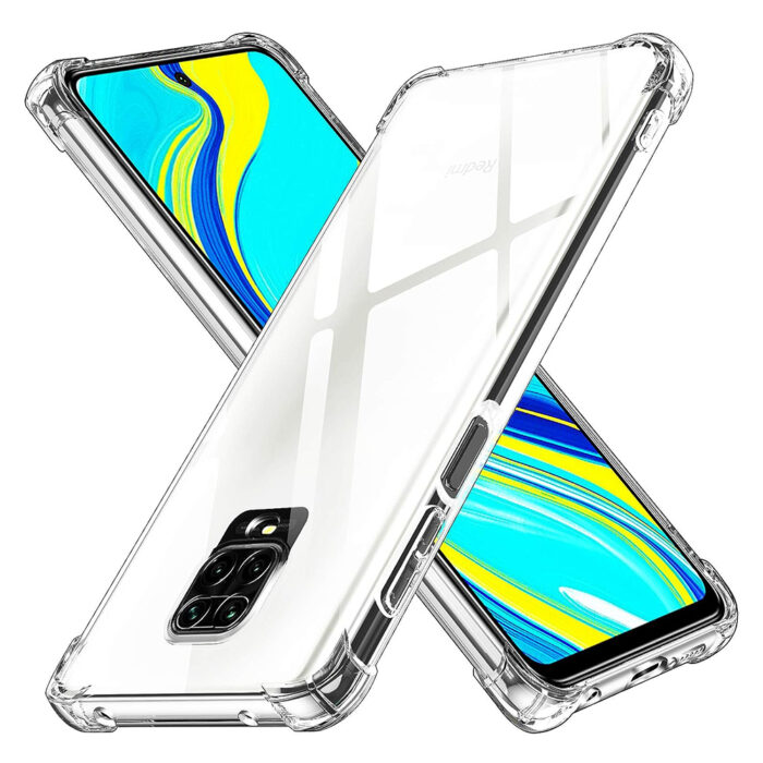 Husa pentru Xiaomi Redmi Note 9S Note 9 Pro Note 9 Pro Max Techsuit Shockproof Clear Silicone Clear