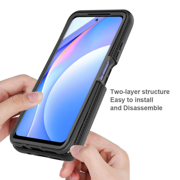 Husa pentru Xiaomi Redmi Note 9T Folie Techsuit Defense360 Pro Black 3