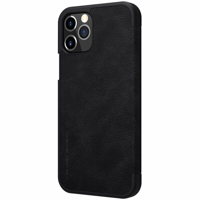 Husa pentru iPhone 12 Pro Max Nillkin QIN Leather Case Black