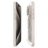 Husa pentru iPhone 15 Pro Spigen Ultra Hybrid Frost Natural Titanium 3