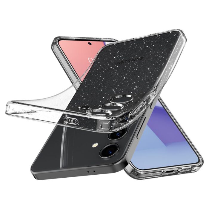 Huse pentru Samsung Galaxy S24 Spigen Liquid Crystal Glitter Crystal Quartz 2