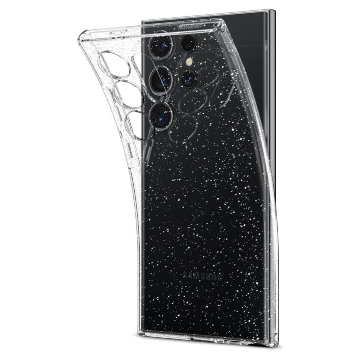 Huse pentru Samsung Galaxy S24 Ultra Spigen Liquid Crystal Glitter Crystal Quartz 5