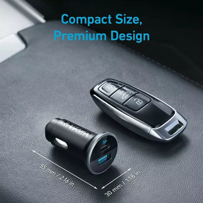 Incarcator Auto USB Type C 52.5W Anker 323 A2735G11 Black 4