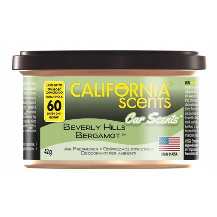 Odorizant Auto pentru Masina Gel California Scents Beverly Hills Bergamot 1