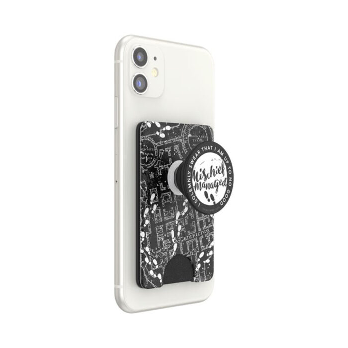 Portofel pentru telefon PopSockets PopWallet Mischief Managed Marauders Map 5