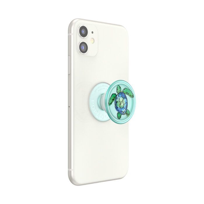 Suport pentru Telefon Popsockets PopGrip PlantCore Translucent Tortuga 4