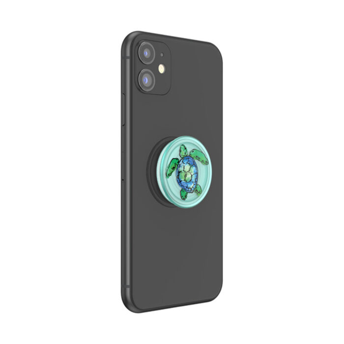 Suport pentru Telefon Popsockets PopGrip PlantCore Translucent Tortuga 5