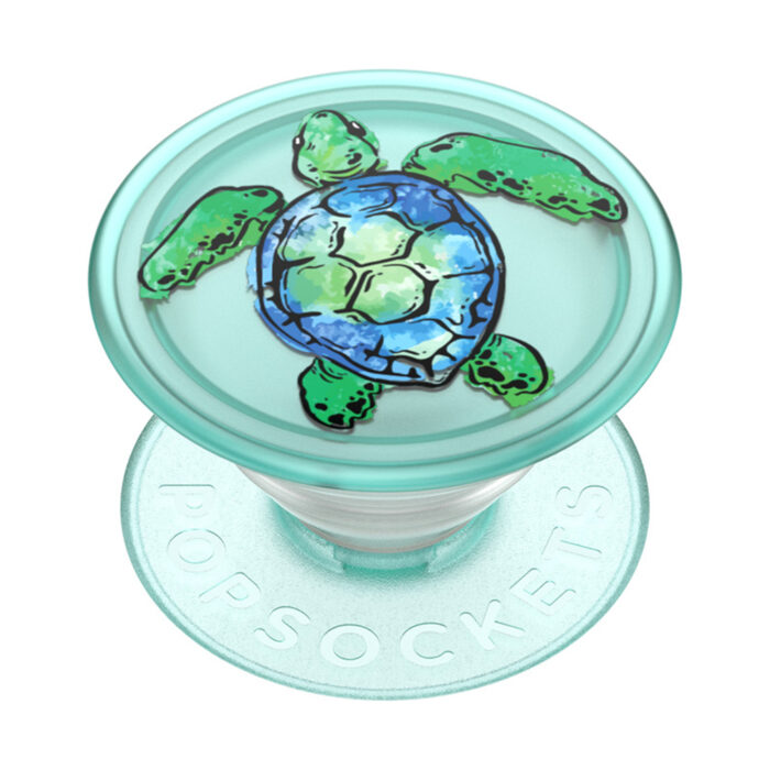 Suport pentru Telefon Popsockets PopGrip PlantCore Translucent Tortuga